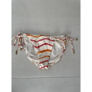 Vix Swim String Bikini Bottom Striped Swimwear Beach Summer